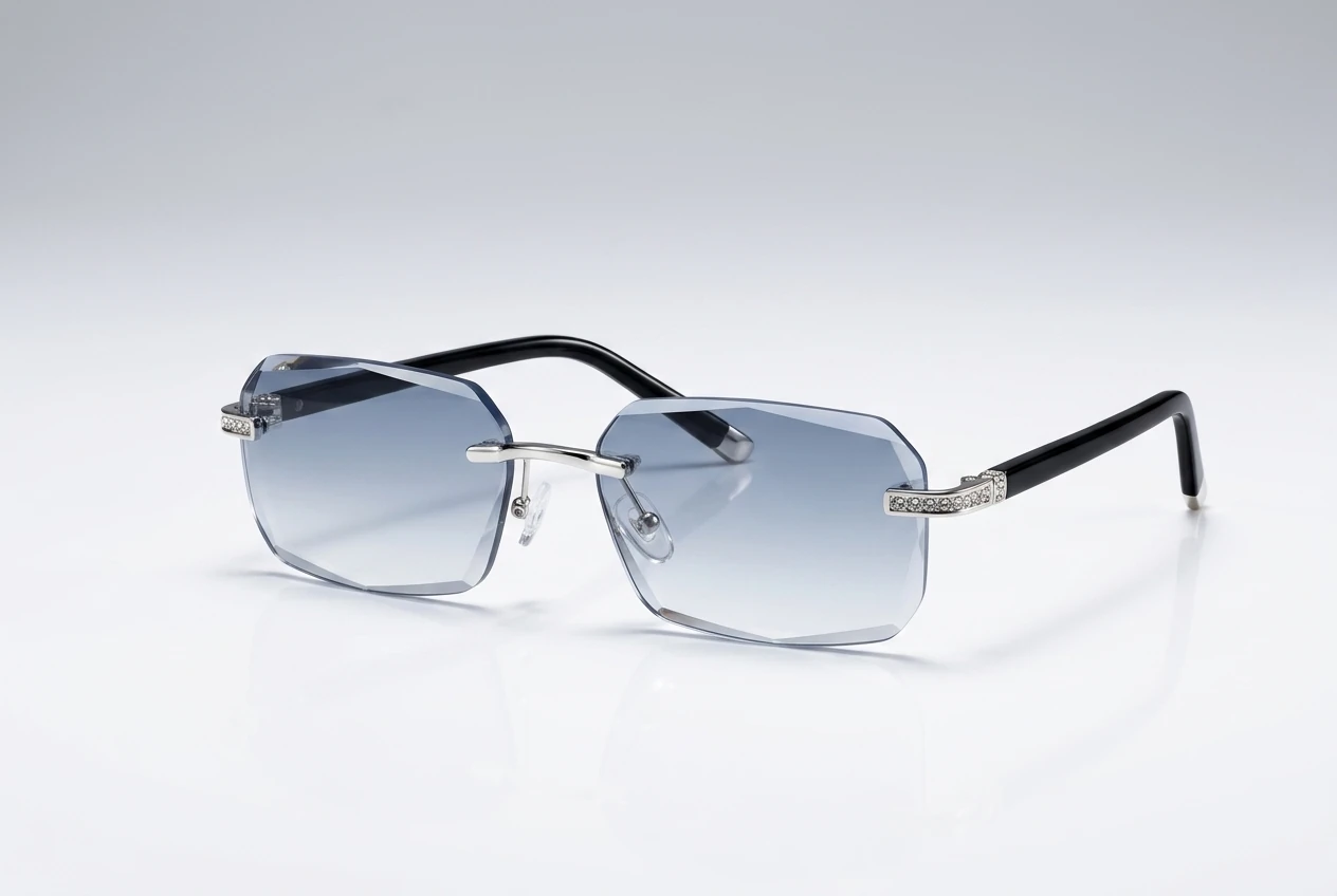 BlueLume blue light glasses with tinted transition lenses